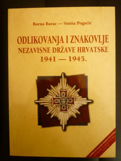 CROATIAN ORDERS, MEDALS AND INSIGNIAS 1941-1945.