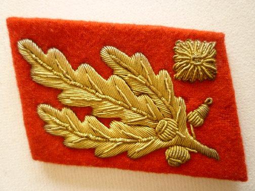 EARLY SA GRUPPENFUHRER COLLAR PATCH.