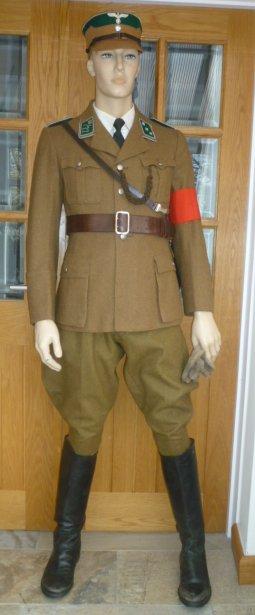 SA OFFICER COMPLETE UNIFORM.