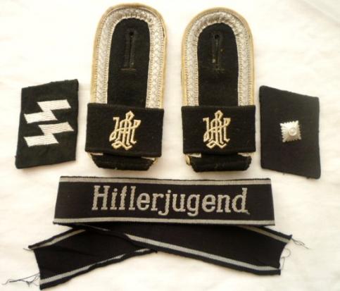 LSSAH / HITLERJUGEND UNIFORM INSIGNIAS.