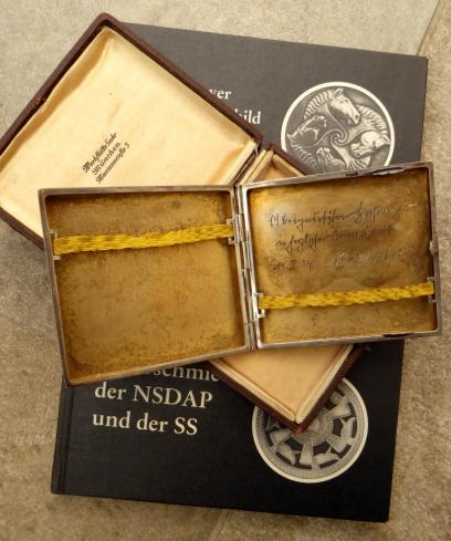 PRESENTATION HIMMLER SILVER CIGARETTE CASE.