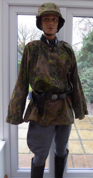 SS M38 CAMO PLANE TREE 2 SMOCK SUMMER SIDE, NAMED.