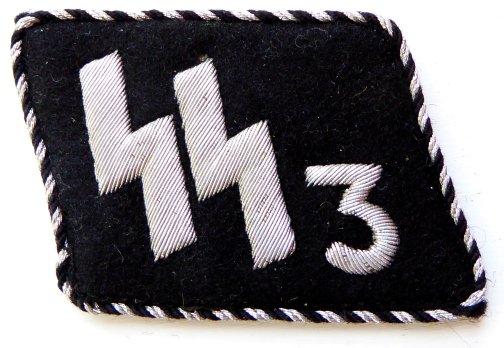 DER FUHRER SS3 COLLAR PATCH.