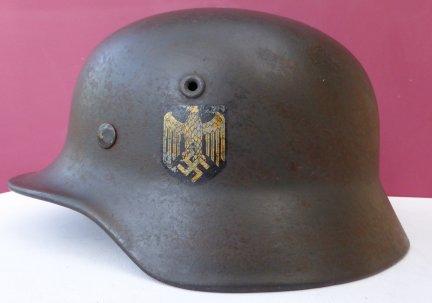 SD M35 NAVY/ARMY STEEL HELMET.