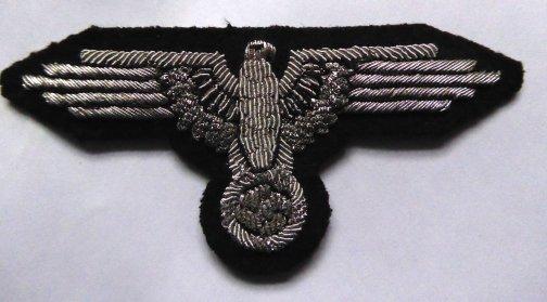 SS OFFICER SLEEVE EAGLE.