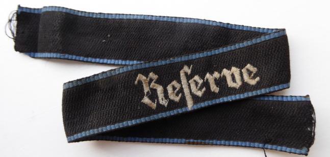 RARE GOTHIC SCRIPT SS RESERVE CUFFTITLE.