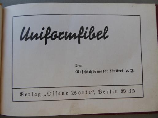 UNIFORM FIBEL 1933.