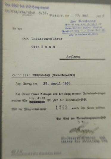 OTTO BAUM TV KLEIDERKASSE MEMBERSHIP DOC.