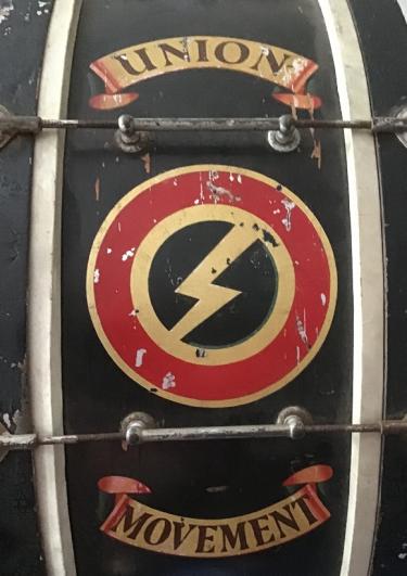 FASCIST BRITISH UNION PARADE  BASS DRUM.