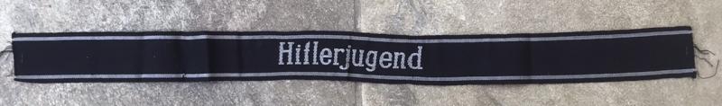 MINT 12SS HITLERJUGEND CUFF TITLE.