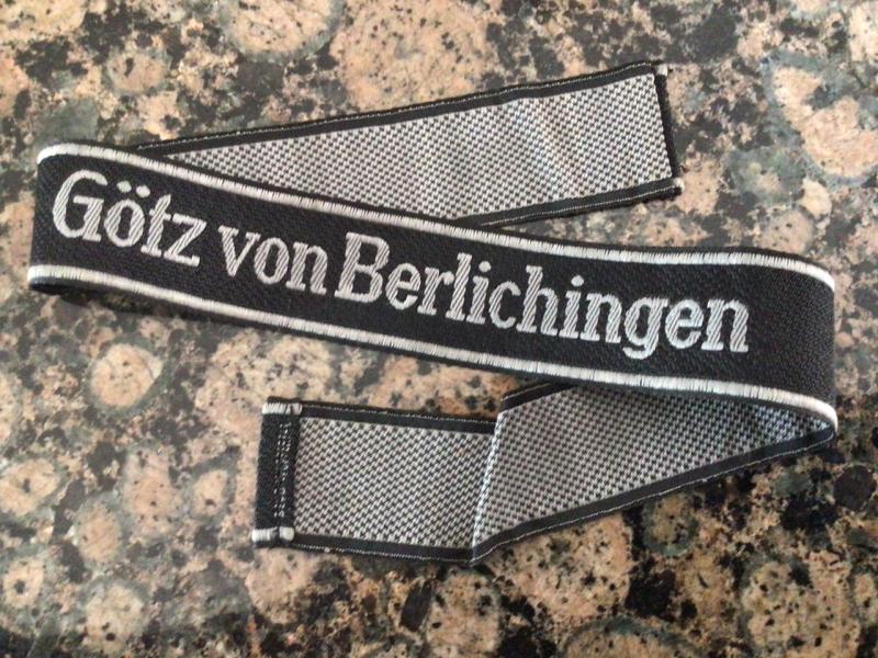 MINT BEVO GOTZ VON BERLICHINGEN CUFF TITLE.