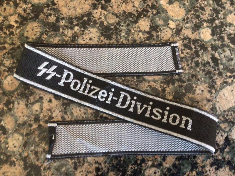 MINT SS-POLIZEI-DIVISION BEVO CUFFTITLE