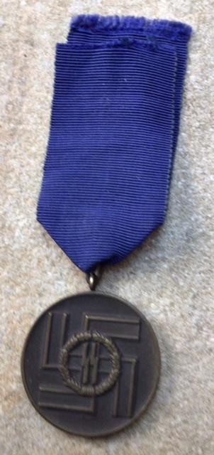 SS 8 YEAR SERVICE MEDAL