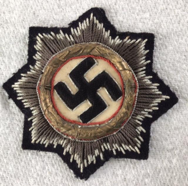 GERMAN CROSS ON BLACK FOR PANZER