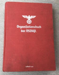 NSDAP ORGANISATION BOOK 1937.