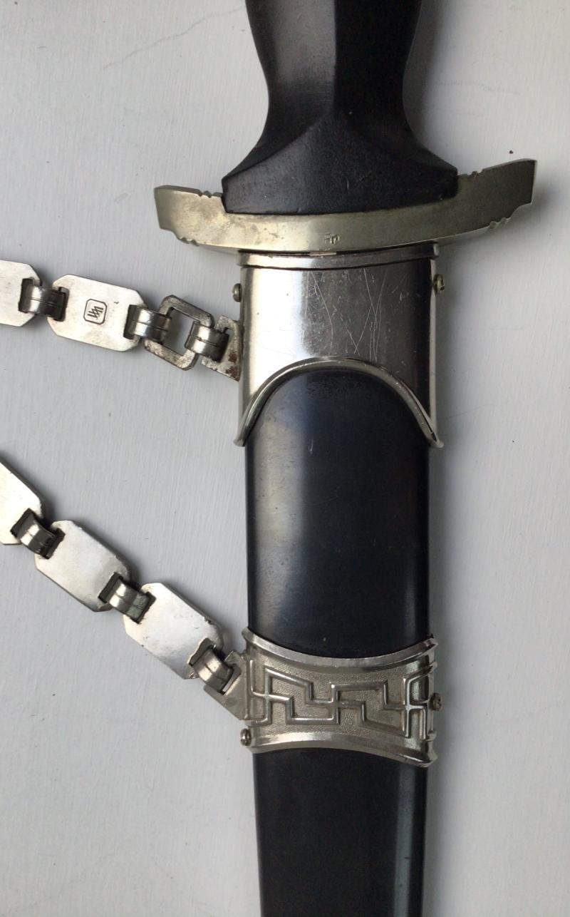 PERSONALISED SS M36 CHAINED DAGGER.
