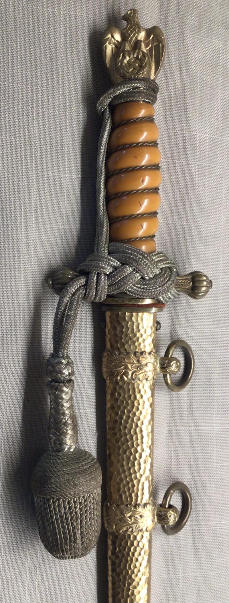 NEAR MINT KRIEGSMARINE DAGGER. WKC.