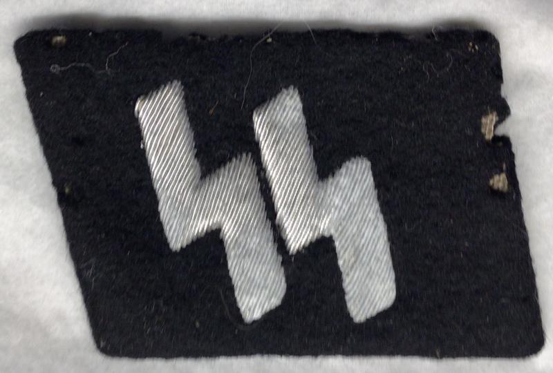 SALTY USED NCO EMBROIDERED RUNIC TAB.