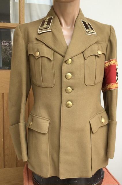 NSDAP PL TUNIC FOR HAUPTABSCHNITLEITER.