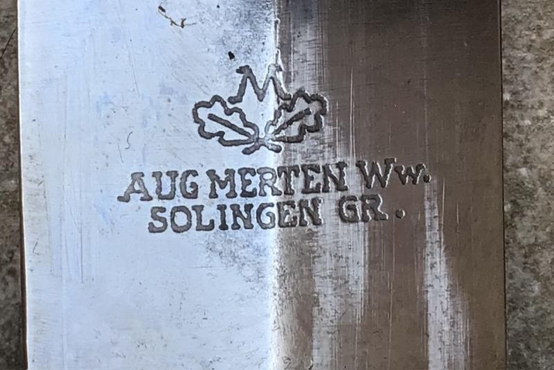 SA MANNS DAGGER BY AUGUST MERTAN Ww.